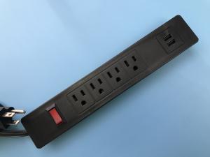 Quality Desktop PA66 Multiple Outlet Power Bar For Office for sale