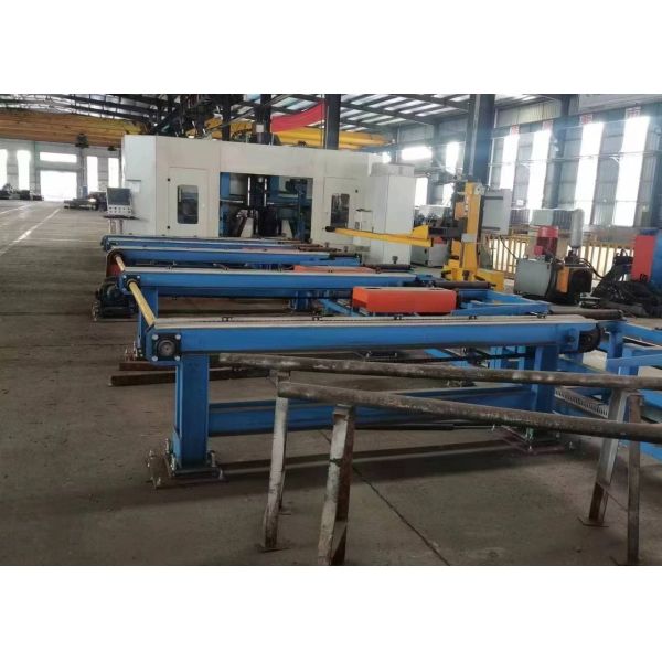 PLC Control Method CNC 3D I Beam Drilling Shearing Machine Line 3×11KW Motor Power