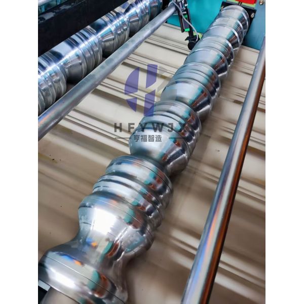 980 Model Glazed Tile Roll Forming Machine with 16 Roll Forming Stations and PLC Control System for Roof Tiles