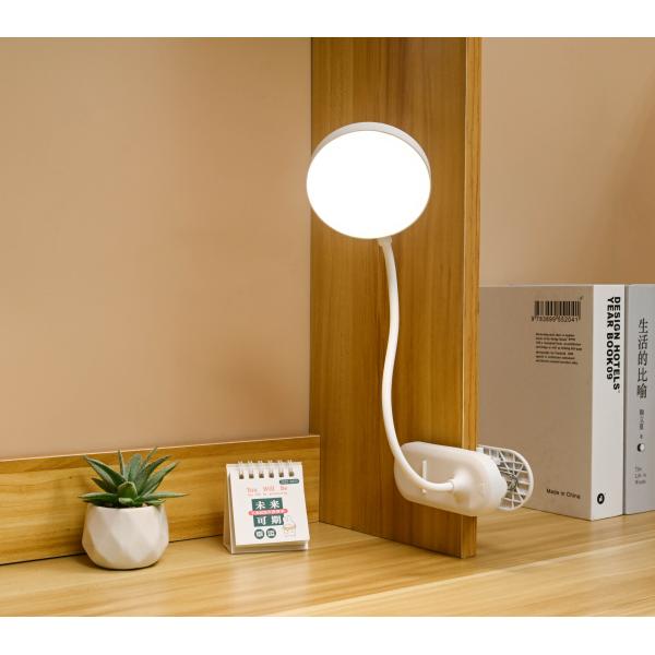 Adjustable Arm Bedroom Table Lamp With Three Level Brightness Touch Control