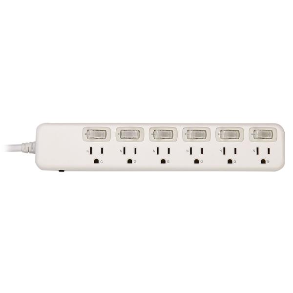 5 outlet Power Socket 1.5FT Cord, Surge Protector