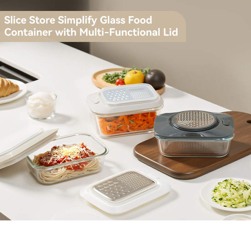 Multi-functional Grater With Glass Container For Amazon & DTC E-commerce Sellers