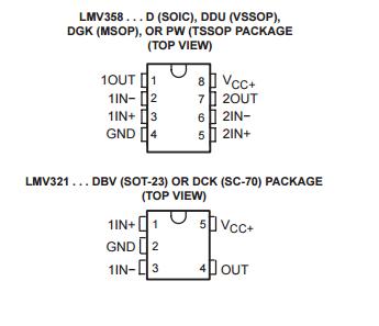 LMV358IDR Integrated Circuit Chip OUTPUT OPERATIONAL AMPLIFIERS
