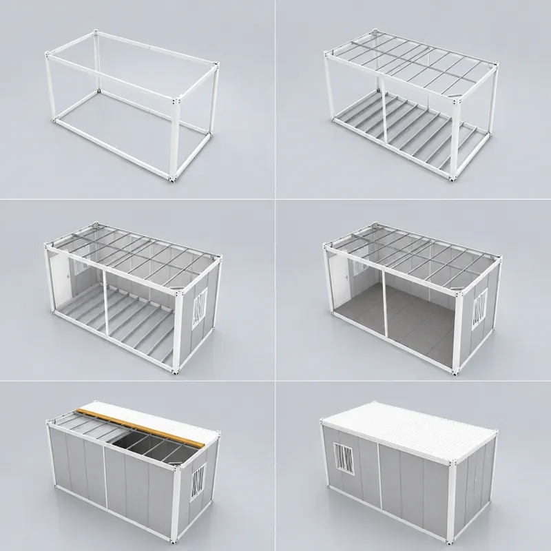 Prefabricated Container Dormitory House for Worker Accommodation, Construction Camp and Temporary Living Facilities
