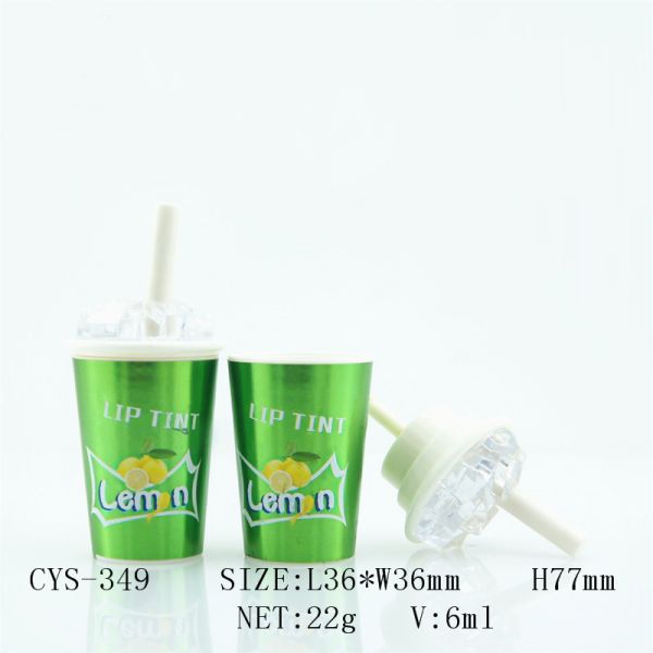 CE SGS Round 6ml Cute Empty Lip Gloss Tubes Offset Printing