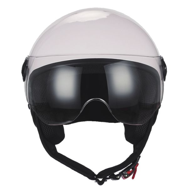 Custom DOT ECE Approved Open Face Motorcycle Helmets Design with PC Anti-scratch Visor