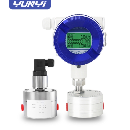 Digital Flow Meter Providing Flow Data with Compact Design Low Pressure Drop and Multiple Output Signals for Industrial