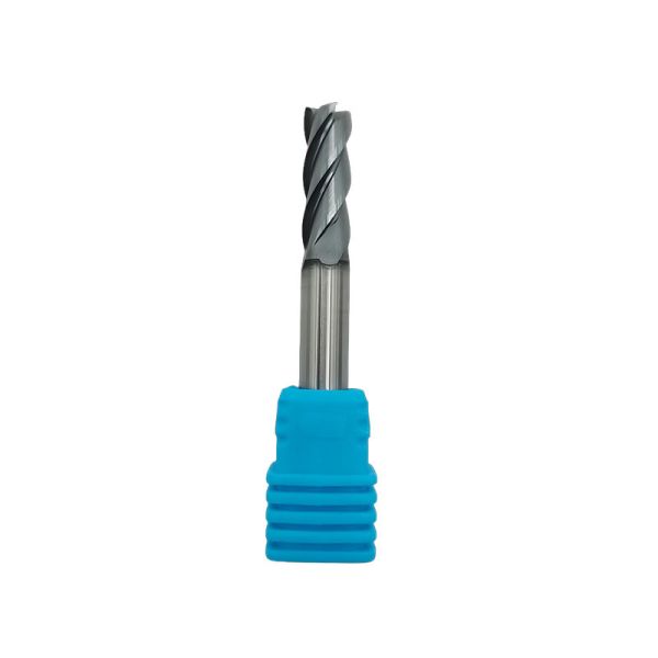 Solid Carbide 4 Flute Flat End Mill Cutter For Aluminum