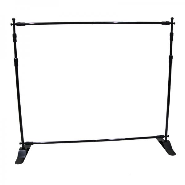 Buy Large Graphic Adjustable Display Stand , Backwall Telescopic Backdrop Stand at wholesale prices