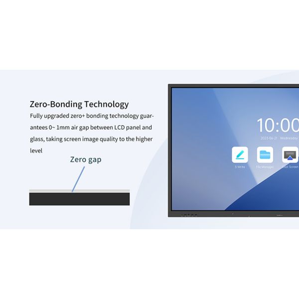 Interactive Flat Panel Dual System Whiteboard Interactive Whiteboard Display Electronic White Board Smart Board for Classroom