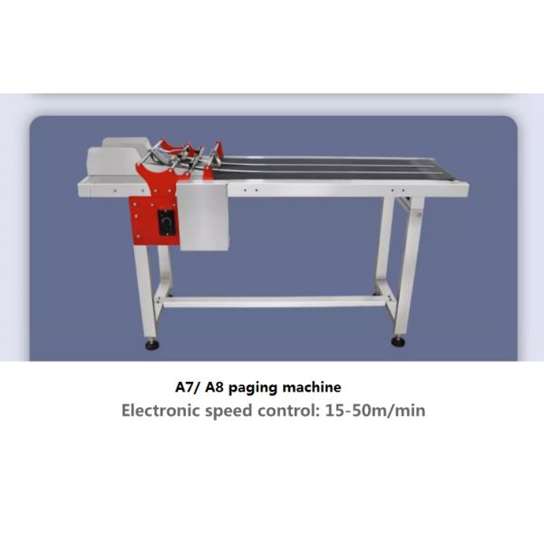120w High Speed Full Automatic Dater Printer Coder Used Feeder Paging Machine with Conveyor