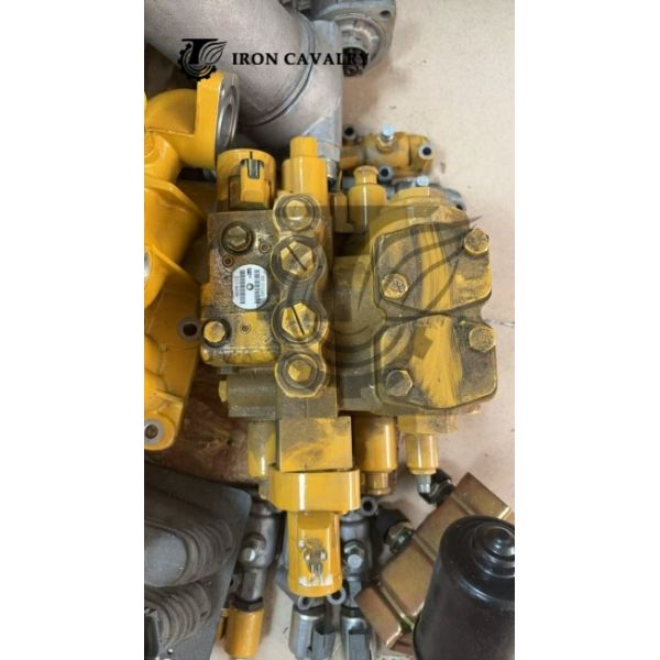  120 Motor Grader Control Valve close-up view