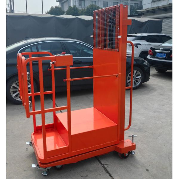 Stable Semi Electric Order Picker with 200kg Loading Capacity and 2.7m-4.5m Load Height for Safe Elevated Work