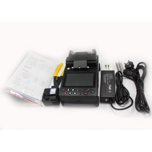 Fibre Tools Small Handheld Fiber Splicing Machine With SOC Jig / 8 Foreign Language Software