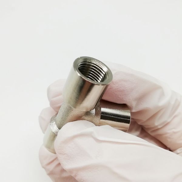 General Adapter Compression Pipe Fittings With Three Teeth TTY-PEF Copper Nickel Plating