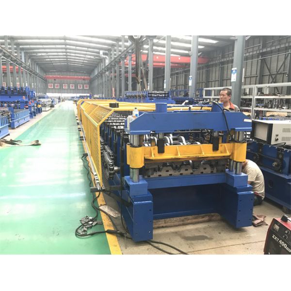 Automatic PLC Control Metal Deck Forming Machine Hydraulic drive 37kw