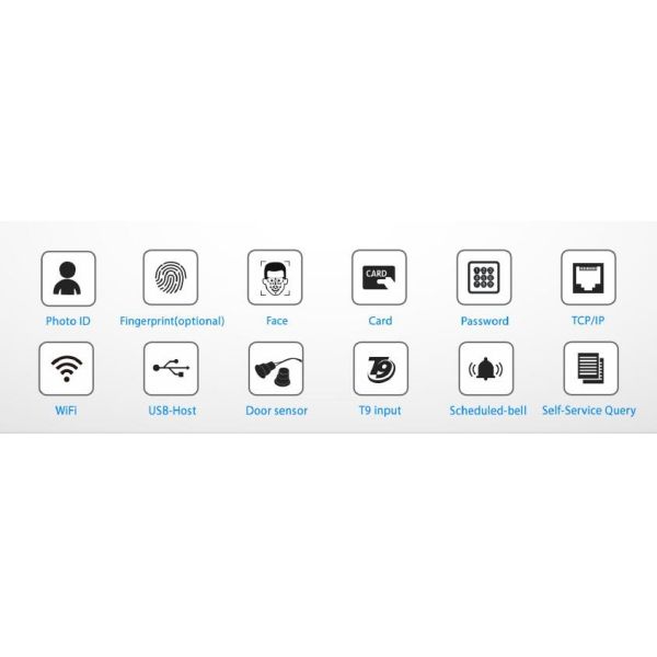 Biometric Scanner Facial Recognition Access Control System Multi Verification