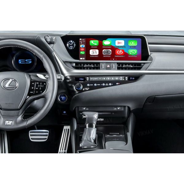 Viknav Fit For Original Car 12.3 Inch Screen Linux System For Lexus ES 2018 2019 2020 Wireless Apple CarPlay Android Aut