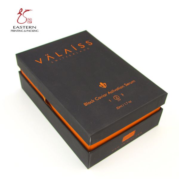 Eastern Pantone color Cosmetic Packaging Paper Box , Perfume Packaging Boxes With Lid