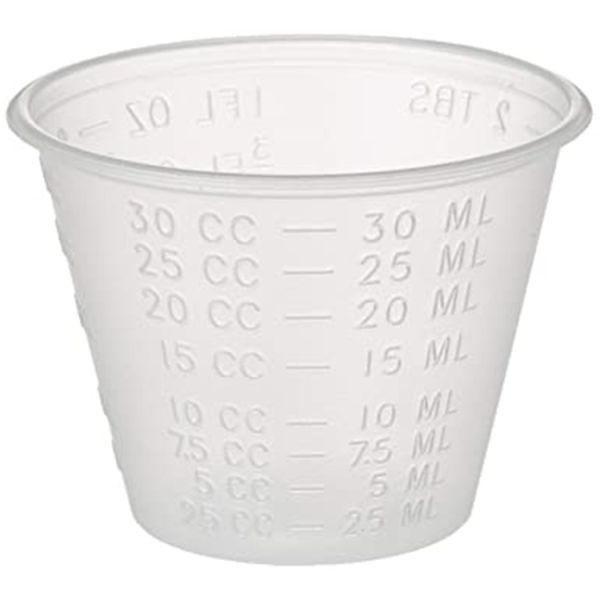 Medical Disposable Plastic Measuring Medicine Cups with Clearly Scale