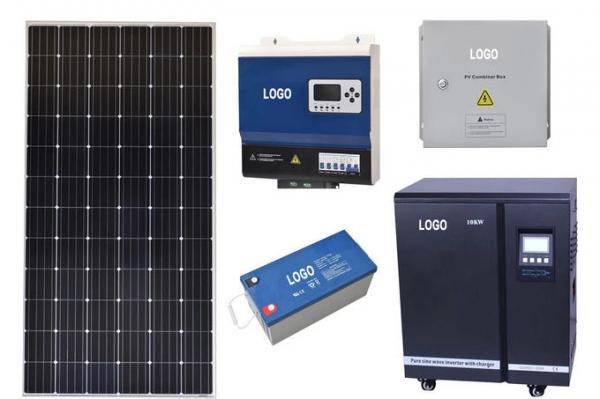5KW 10KW Residential Solar Battery Systems With Solar Inverter