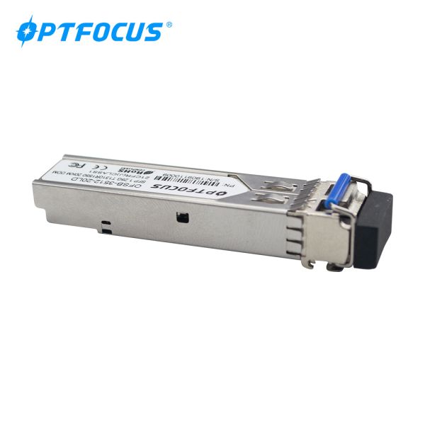 Mini GBIC Module BIDI 20km LC Interface SFF-8472 Giga 1.25Gbps SFP Optical Transceiver