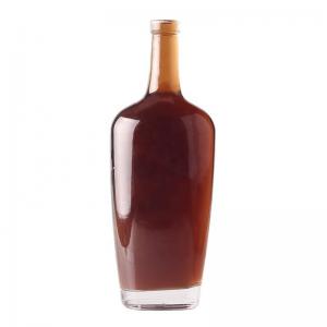 Quality Glass Body Material Wine Glass Bottle for Customized Unique Liquor Packaging Design for sale