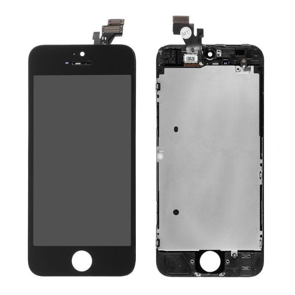 Replacement iPhone 5 Screen Digitizer + LCD Display - Black - Grade A
