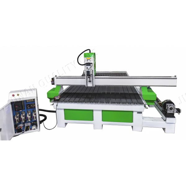 High Efficiency CNC Router Machine 2040 With 4th Rotary Axis For Cabinet Making