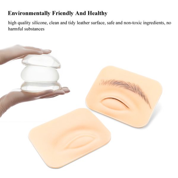 3D Silicone Permanent Makeup Practice Skin Eyebrow Microblading