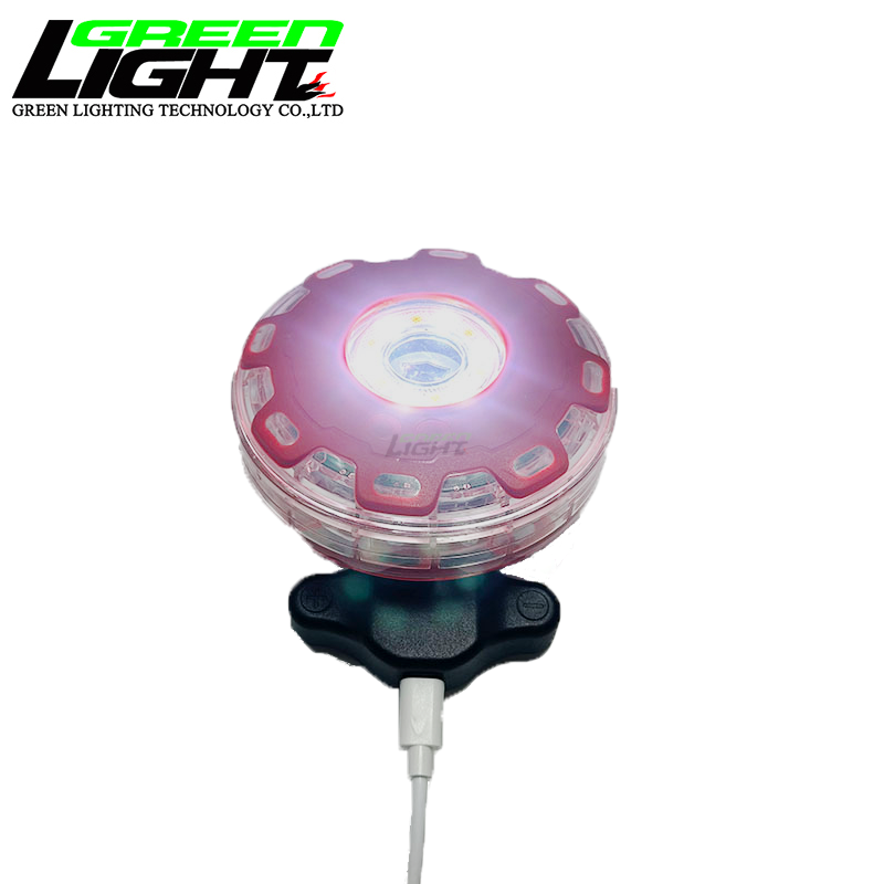 Multiple Colors for Options and Lighting Modes Led Warning Lights Magnetic Adsorption Charging Rechargeable Li-ion Battery
