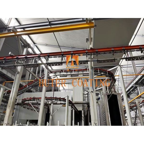 Ceiling Mounted Overhead Chain Conveyors With PLC Control And Adjustable Speed