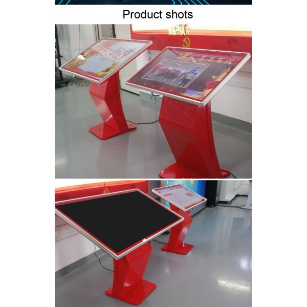 55" Communist Party Red Touch Screen Kiosk 400cd/m2