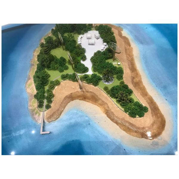 Coastal Landscape Architectural Models 1:100 Architecture Model Accurate