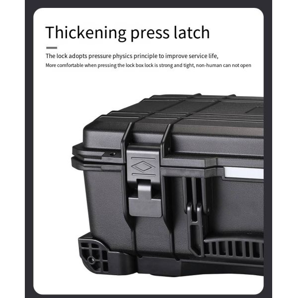 EM-58 IP67 Waterproof Tool Storage Case with Customizable Lining and Military-Grade Durability 560x350x230mm