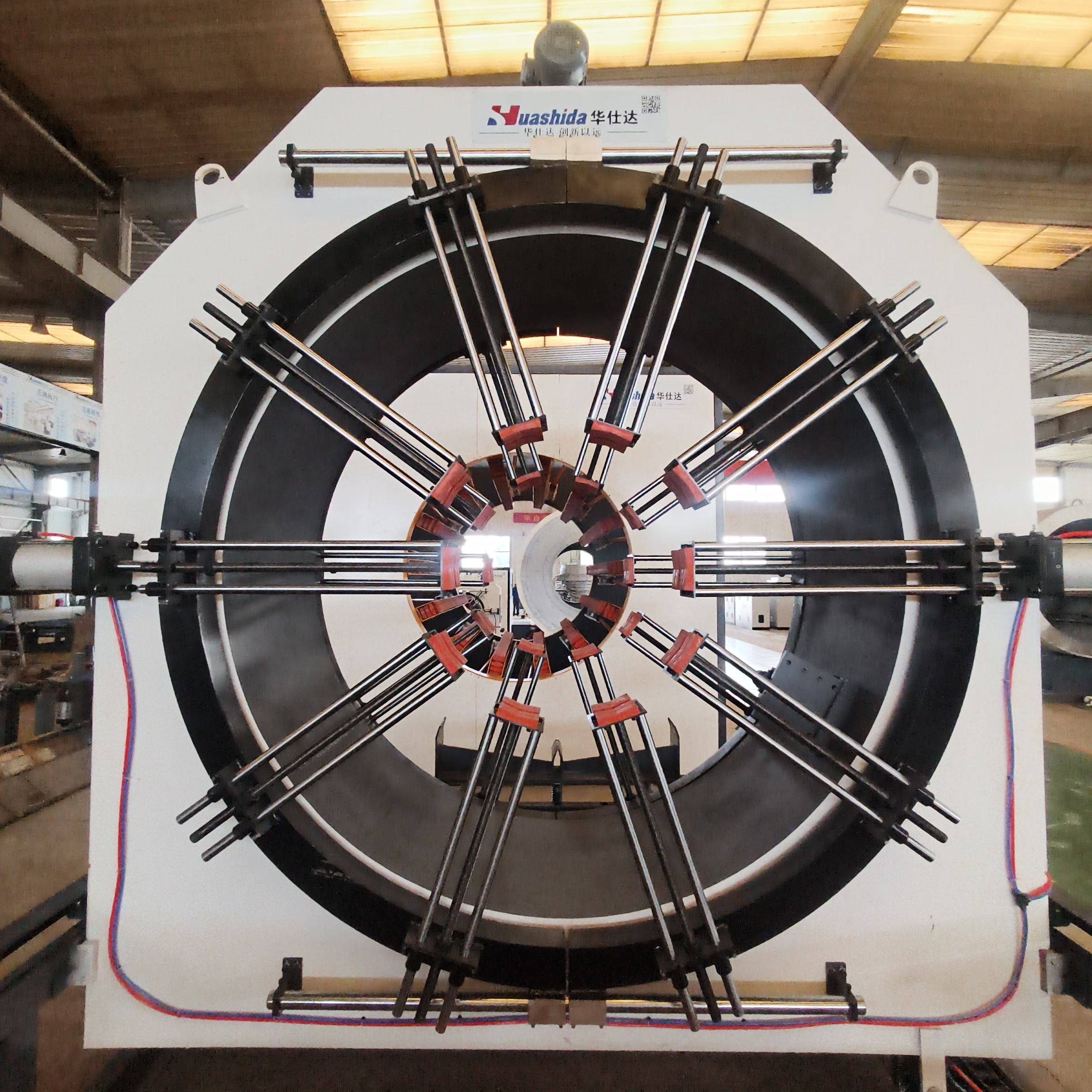 Vacuum Calibration HDPE Jacket Pipe Extrusion Line for District Heating Pre-Insulated Pipe