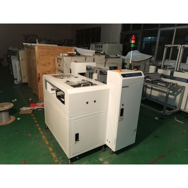 PCL And Touch Screen Controlled PCB Unloader With Three Color Tower Light Display And Each Hold 2 Magazine For SMT Production Line