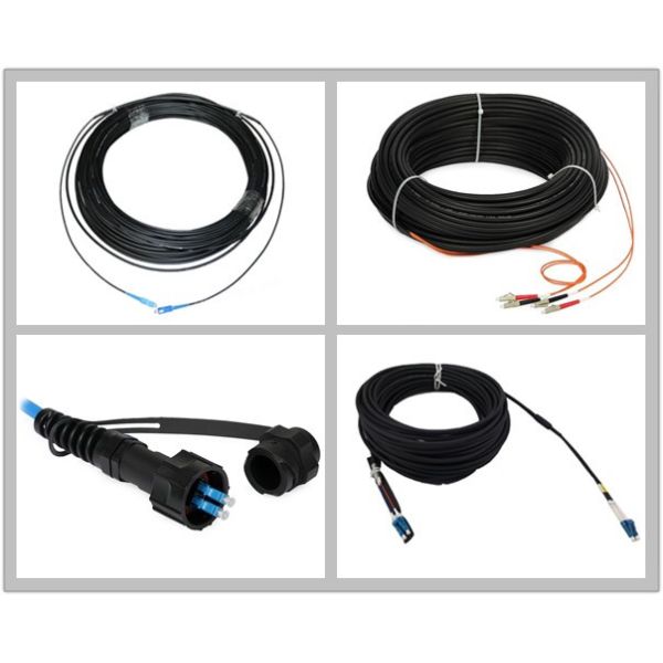 Amoured Fiber Optic Patch Cord with GYXTW Cable for Communication Network