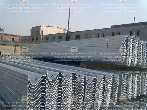 3mm 380v 50hz Highway Guardrail Roll Forming Machine Automatic