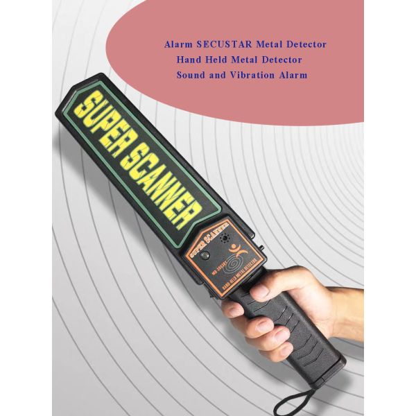 $5 High Sensitivity Hand Held Security Metal Detector Made In ABS Rubber Supper Scanner