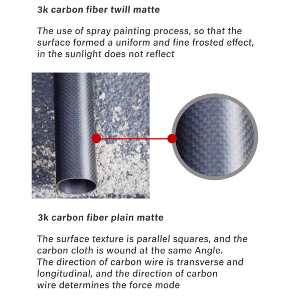 Customized 100% 3K Carbon Fiber Square Pipe Glossy Surface Rectangular Tube
