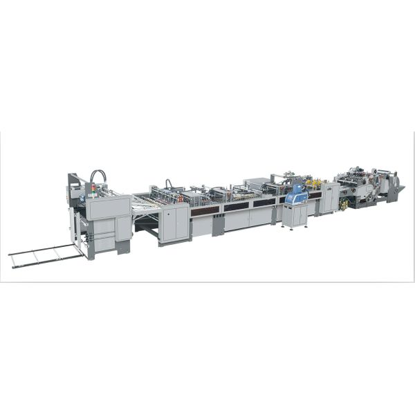 Fully Automatic Carry Bag Making Machine Kraft Paper / Art Paper Material