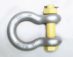 China 1 Inch WLL 8.5 Tonne Alloy Steel Safety Pin Shackle on sale