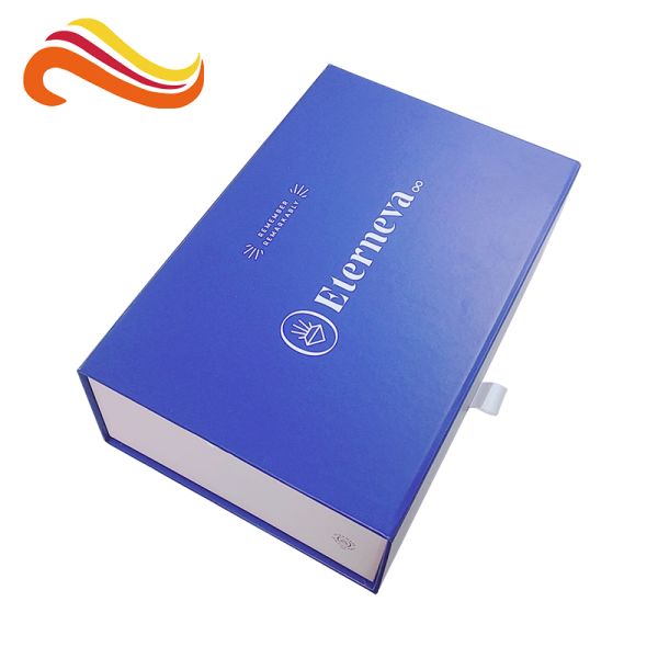 Foldable rigid Paperboard Gift Boxes Pattern Finishing Custom Gift Boxes With Lids
