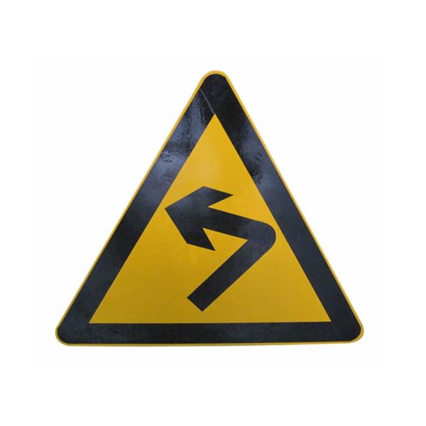Durable Yellow Triangle Sheet Raffic Warning Danger Traffic Signs