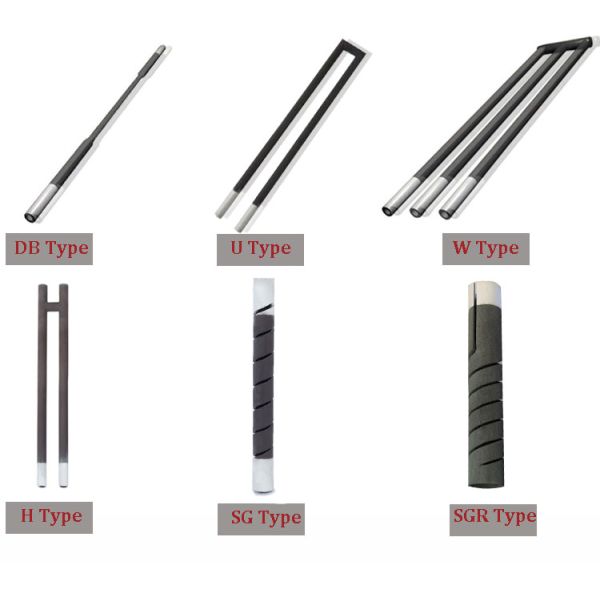 High Temperature Resistant (1500℃) Customized Size Corrosion Resistant Silicon Carbide Heating Elements Sic Heater for Industrial Furnace