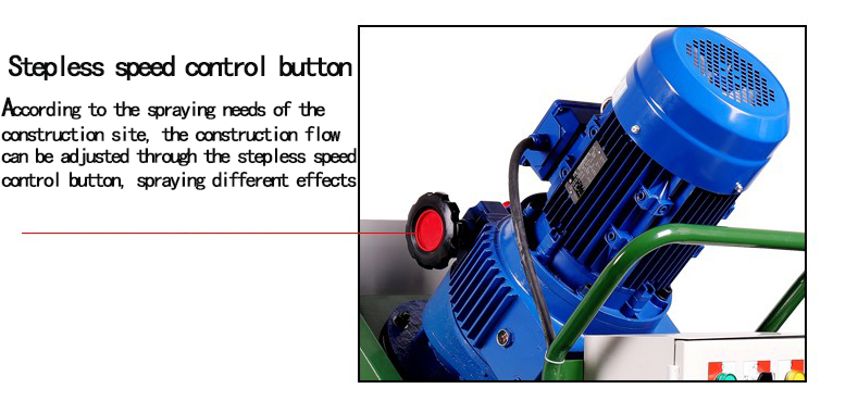 Multifunctional Electric Hopper Texture Sprayer for Fireproofing Spraying Concrete