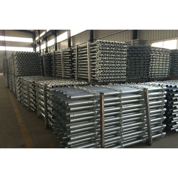 48.3mm Scaffold System Vertical Standard Ringlock For Construction