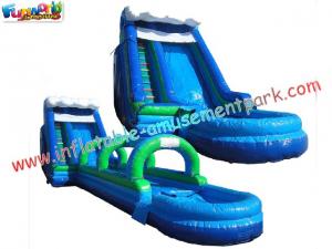 China Renting Commercial, Home Backyard PVC tarpaulin Outdoor Inflatable Water Slides for Kids on sale