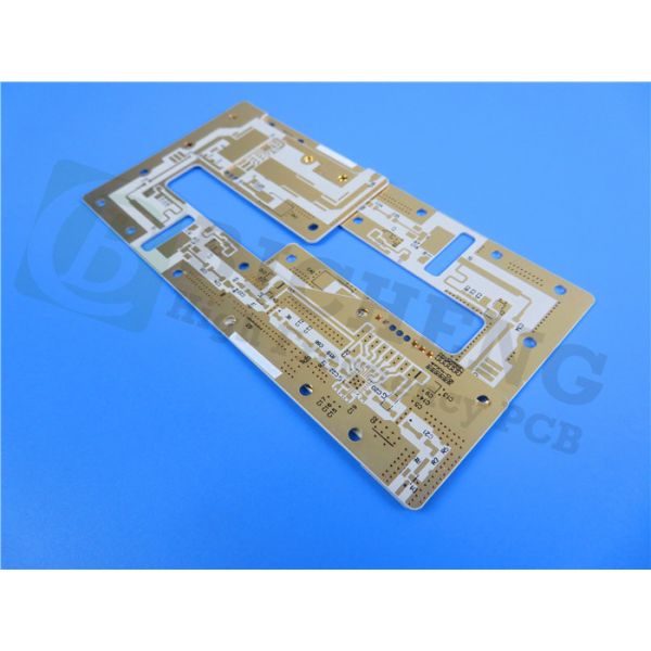 31mil RF-60A Double Sided 1oz Immersion Gold PCB With White Silkscreen